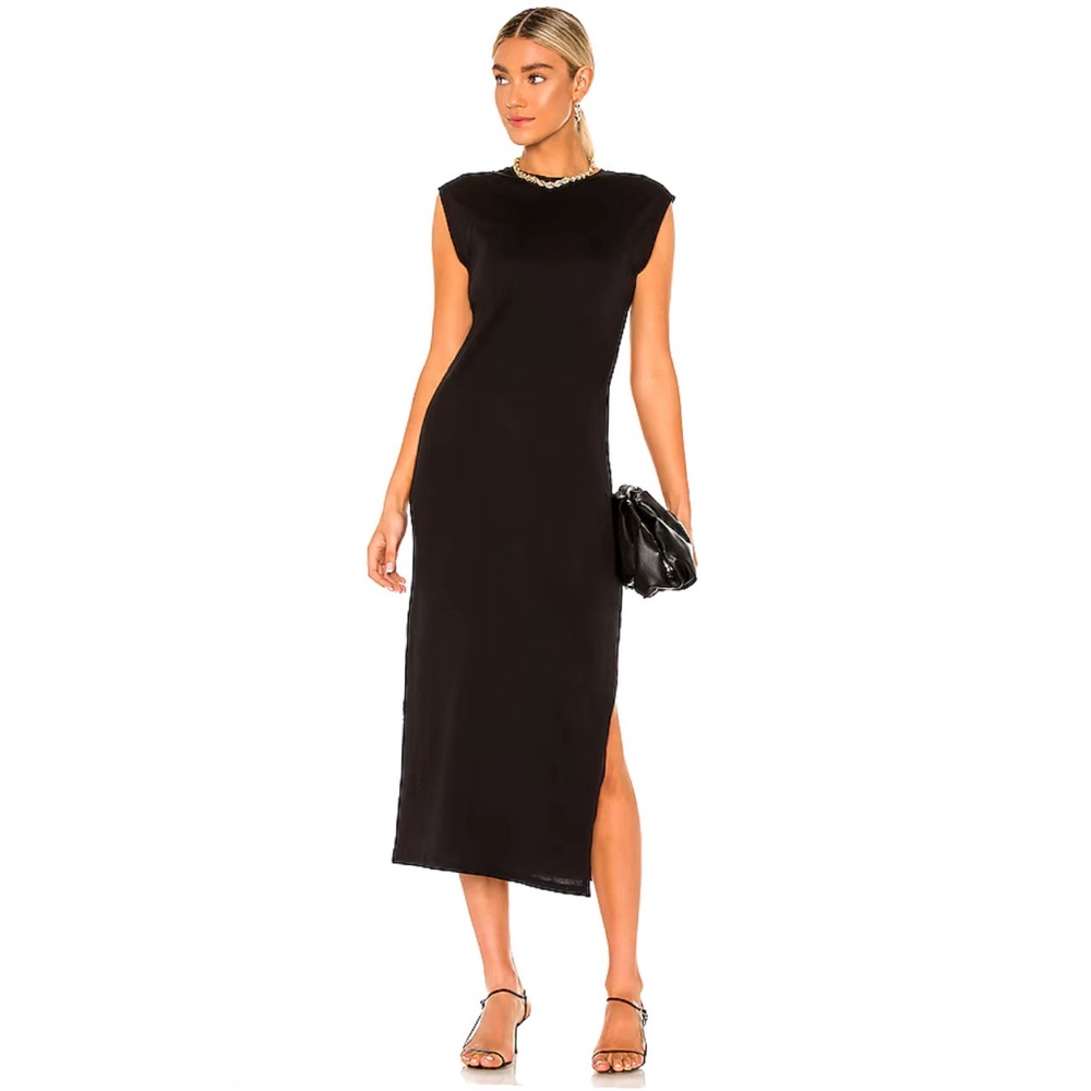 NWOT Frame Le Muscle Maxi Pima Cotton Black - Size XS
